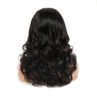 Short Lace Front Wigs 16 Inch Body Wave Wig Transparent Lace BOB Wig 200% Density