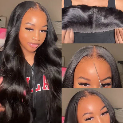 Glueless Lace Wig HD Undetectable Lace 5¡Á5 Closure Wig Wear and Go Body Wave Wig